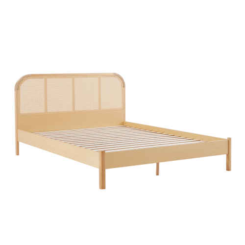 Lifely Lana Rattan Double Bed Frame