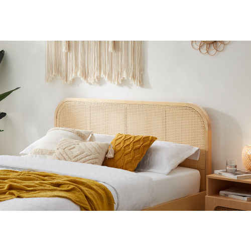 Lifely Lana Rattan Double Bed Frame