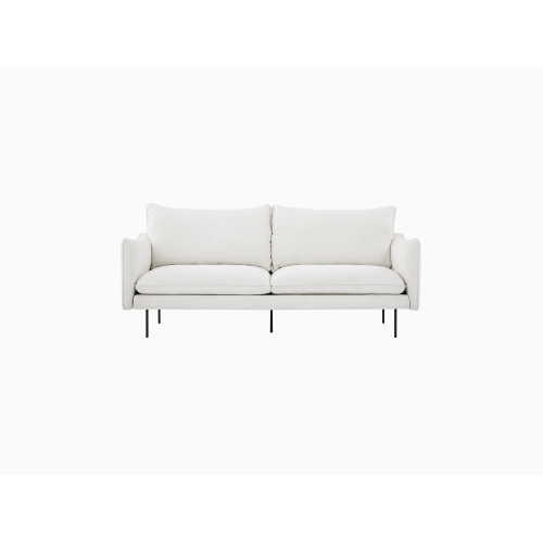 Lifely Jasper 3 Seater Boucle Sofa, Creamy White, 85Wx200Lx90H cm