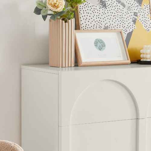 Lifely Arch Sideboard, 40Wx100Lx90H cm, White