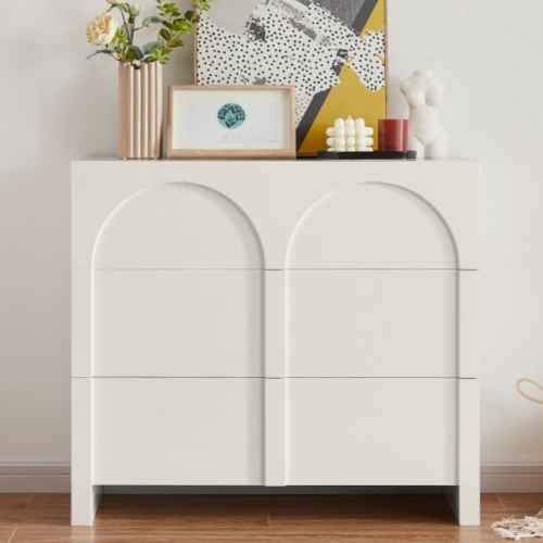Lifely Arch Sideboard, 40Wx100Lx90H cm, White