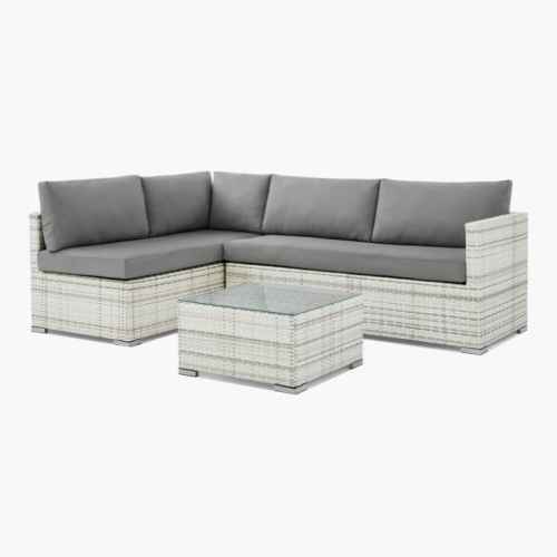 Lifely Arthur 3 Piece Lounge Set, 67Wx146Lx62H cm, Fossil