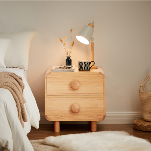 Lifely Button Bedside Table