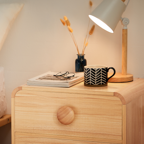 Lifely Button Bedside Table