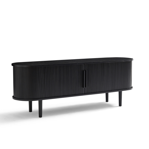 Lifely Tate Entertainment Unit, Black, 200cm