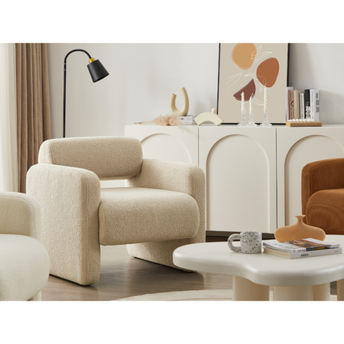 Lifely Lorraine Armchair, Light Sand