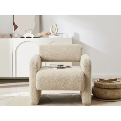 Lifely Lorraine Armchair, Light Sand