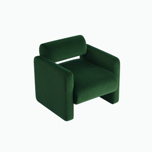 Lifely Lorraine Armchair, Basil Green