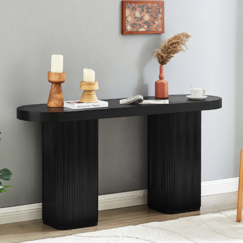 Lifely Tate Console Table, Black