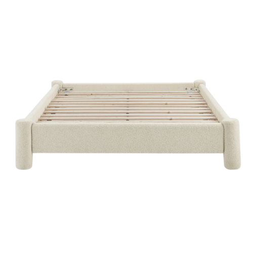 Lifely Zach Boucle King Bed Base