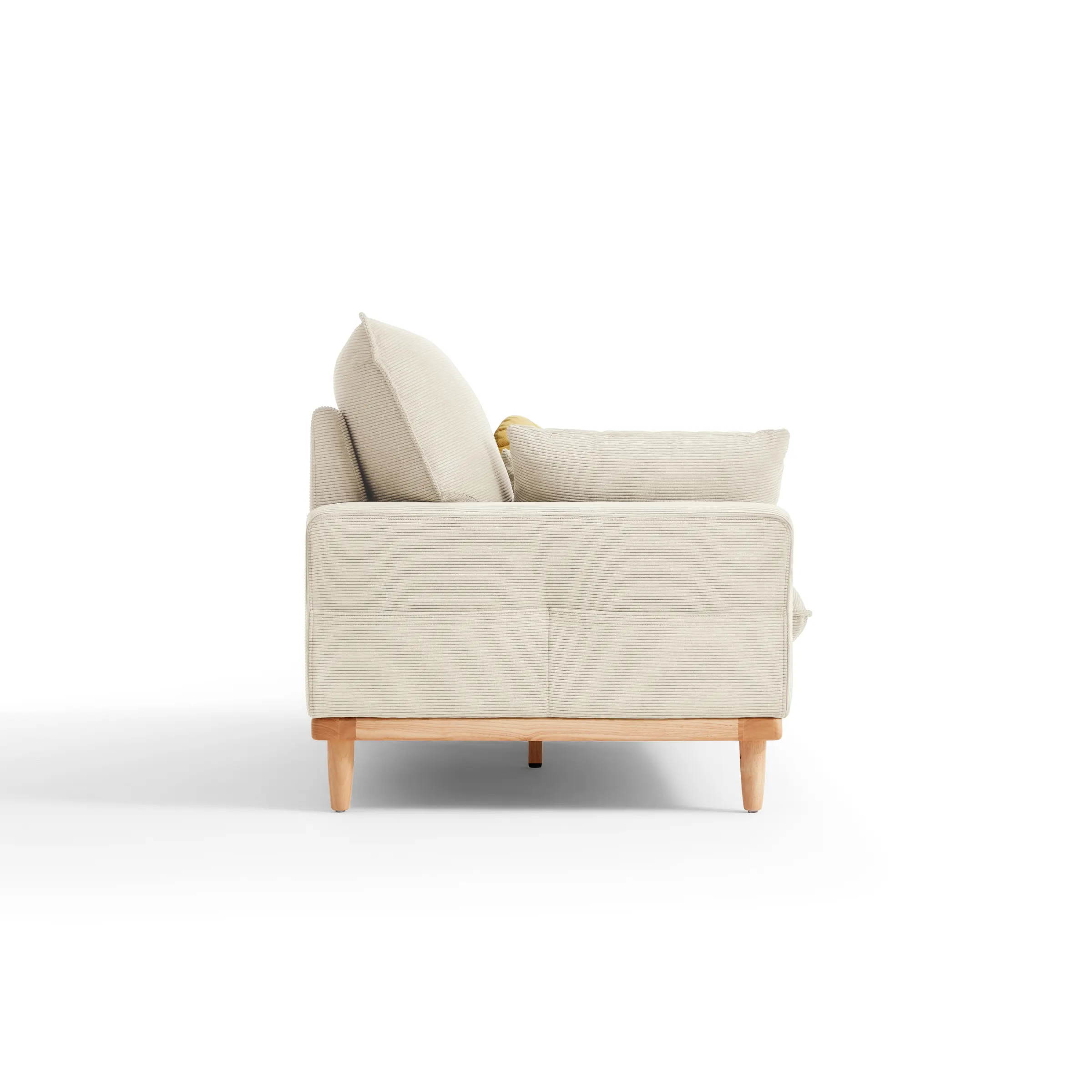 Linspire Moss 3-Seater Sofa, Neutral White