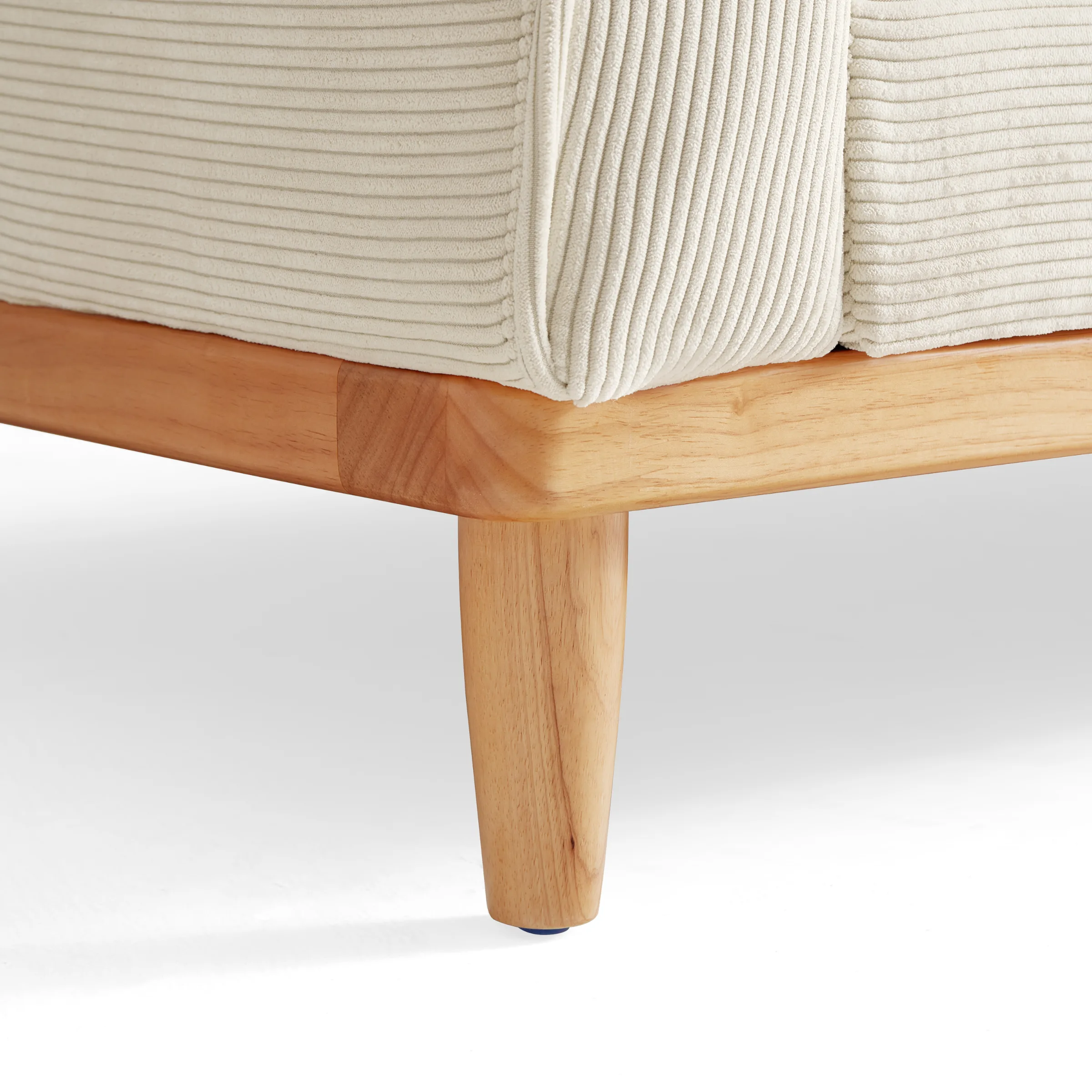 Linspire Moss 3-Seater Sofa, Neutral White