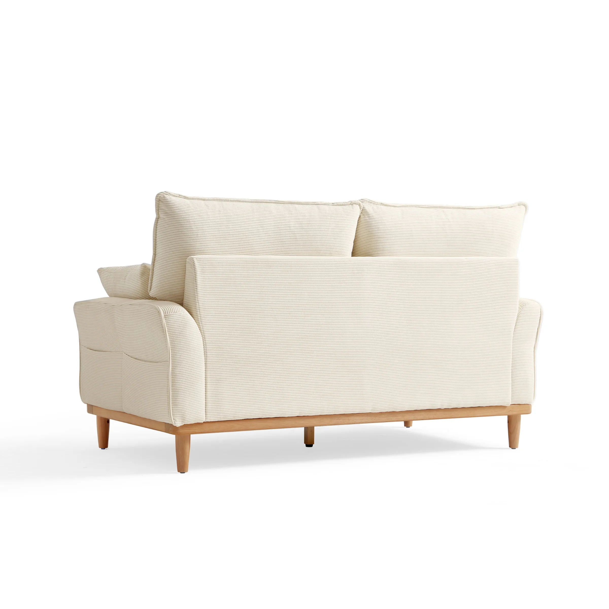 Linspire Moss 2-Seater Sofa, Neutral White