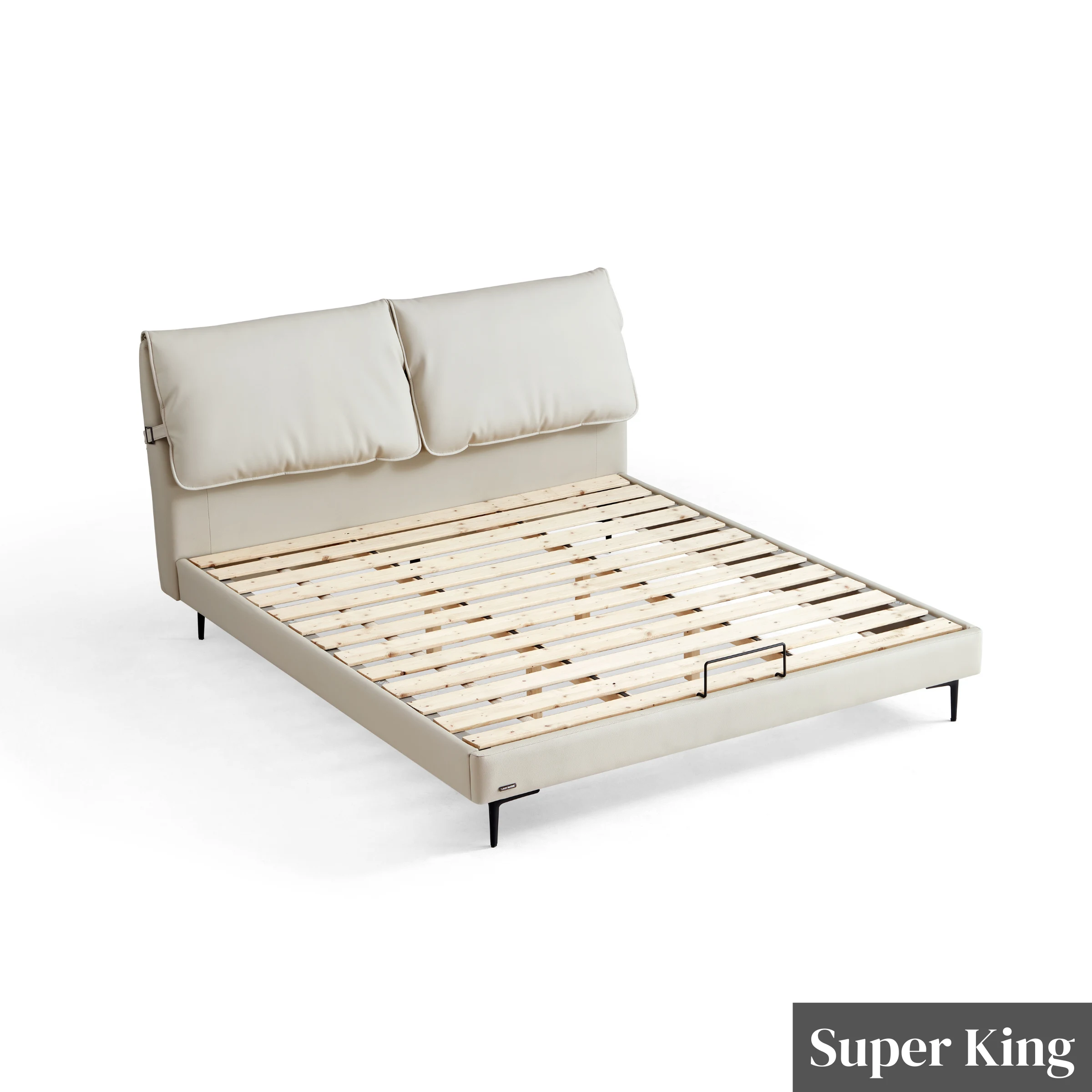 Linspire Beacon Super King Bed Frame, Off-White