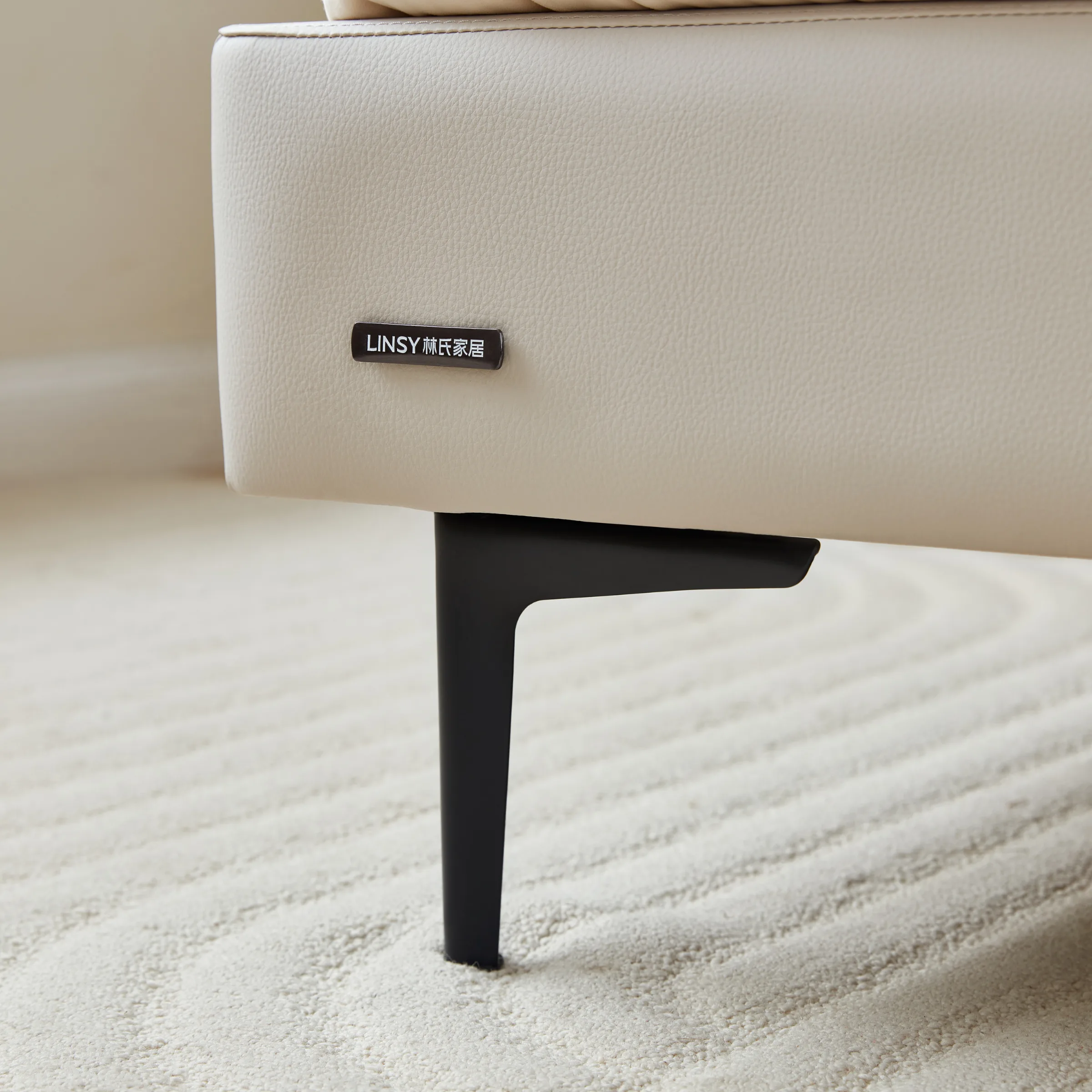 Linspire Beacon Super King Bed Frame, Off-White