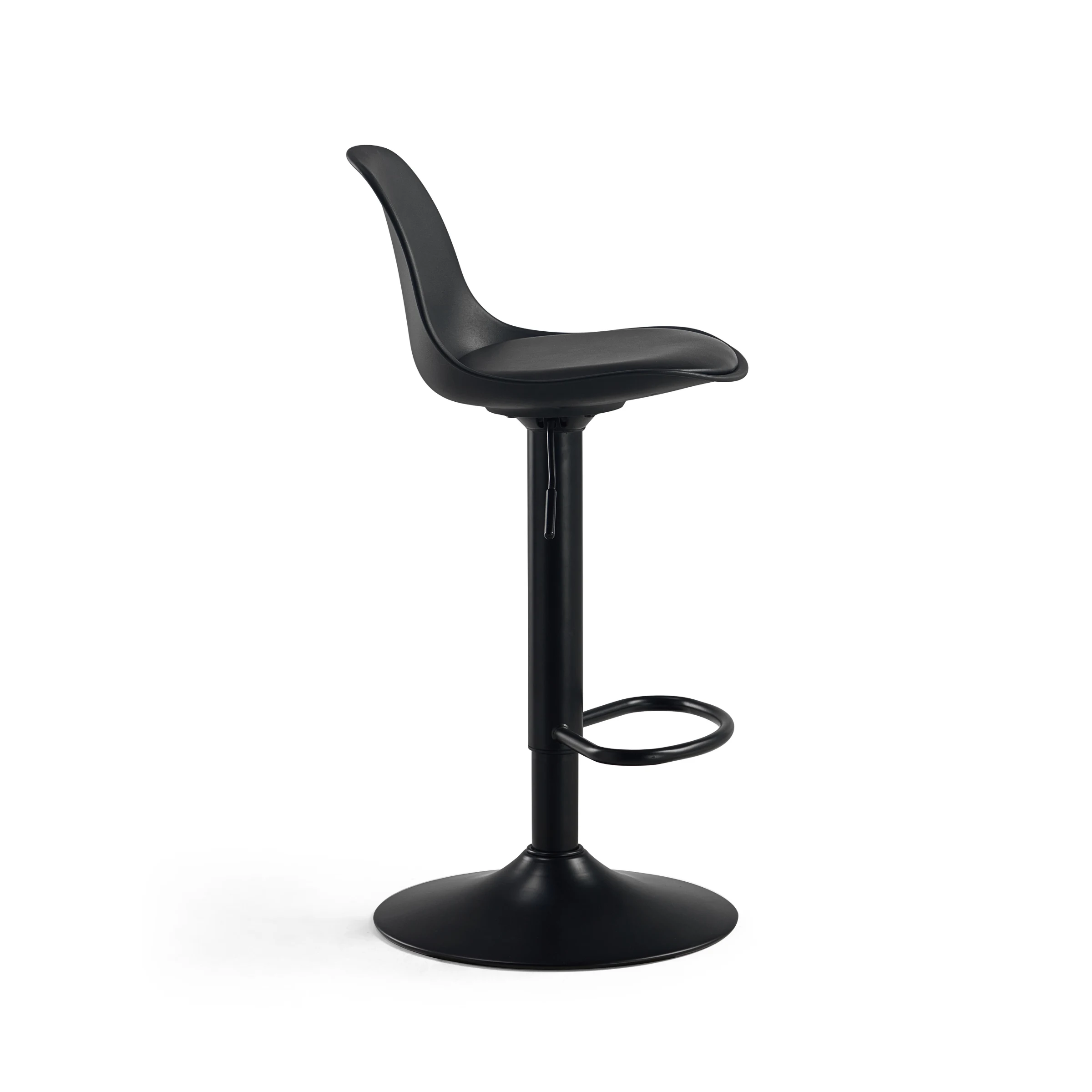Linspire Perch Height Adjustable Bar Chair, Black