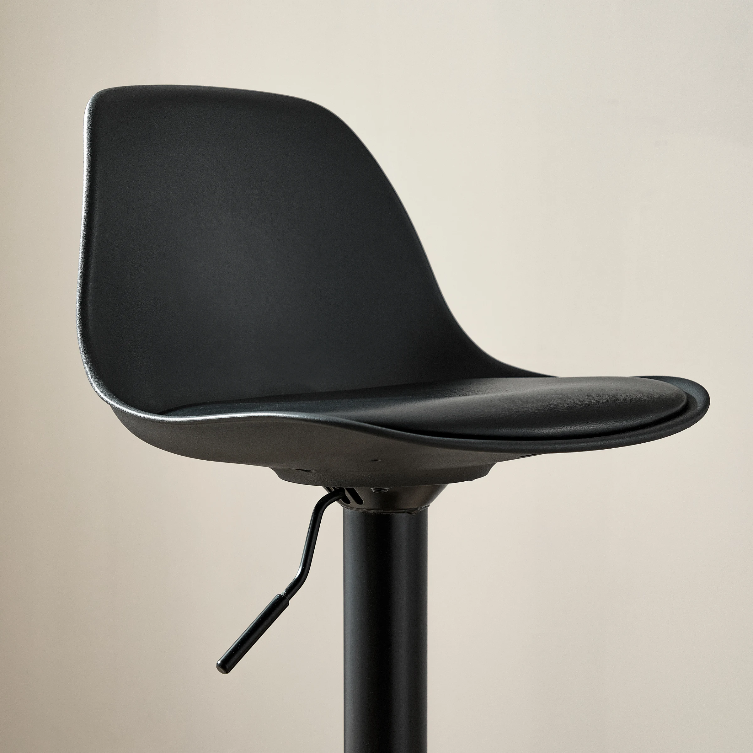 Linspire Perch Height Adjustable Bar Chair, Black