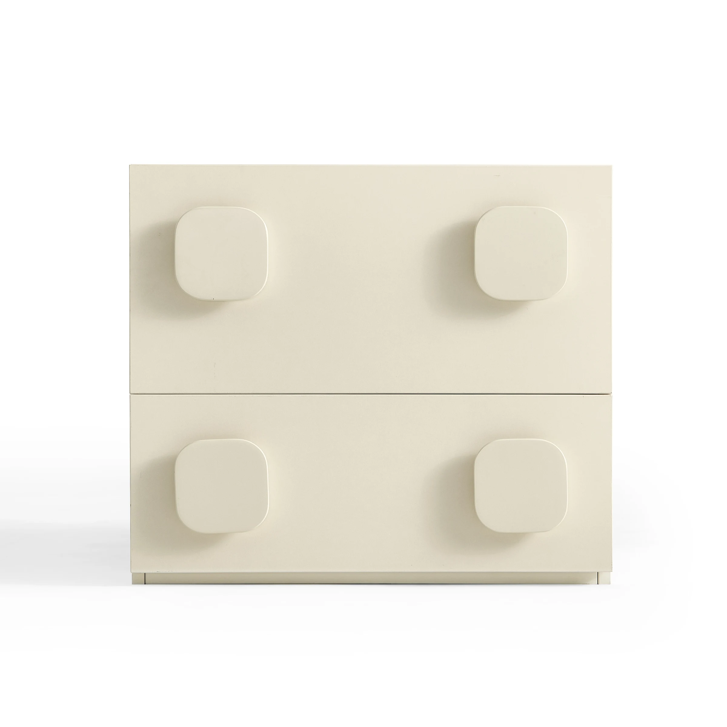 Linspire Mosaic Bedside Table, Off-White