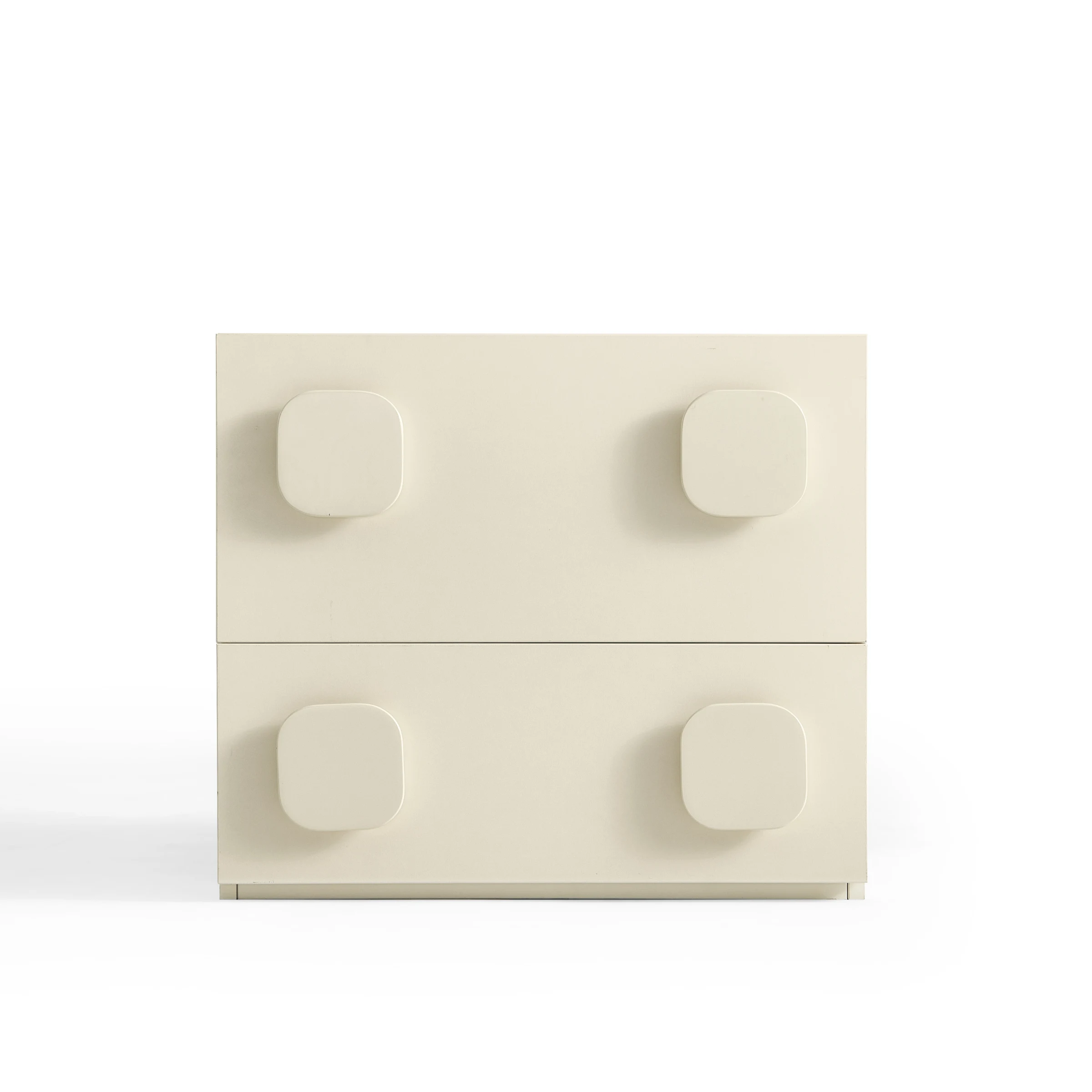 Linspire Mosaic Set of 2 Modular Storage Cabinets, Off-White