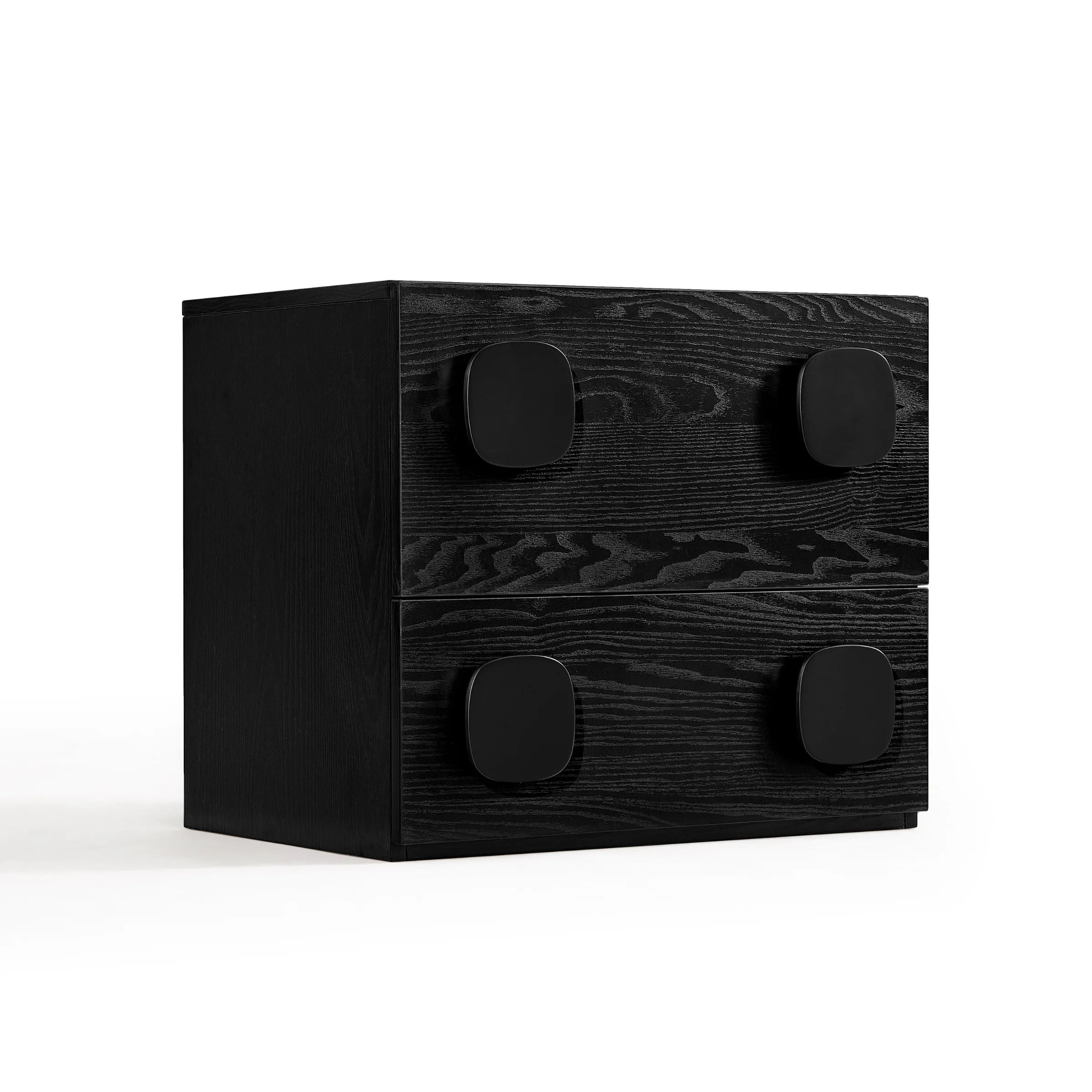 Linspire Mosaic Bedside Table, Black