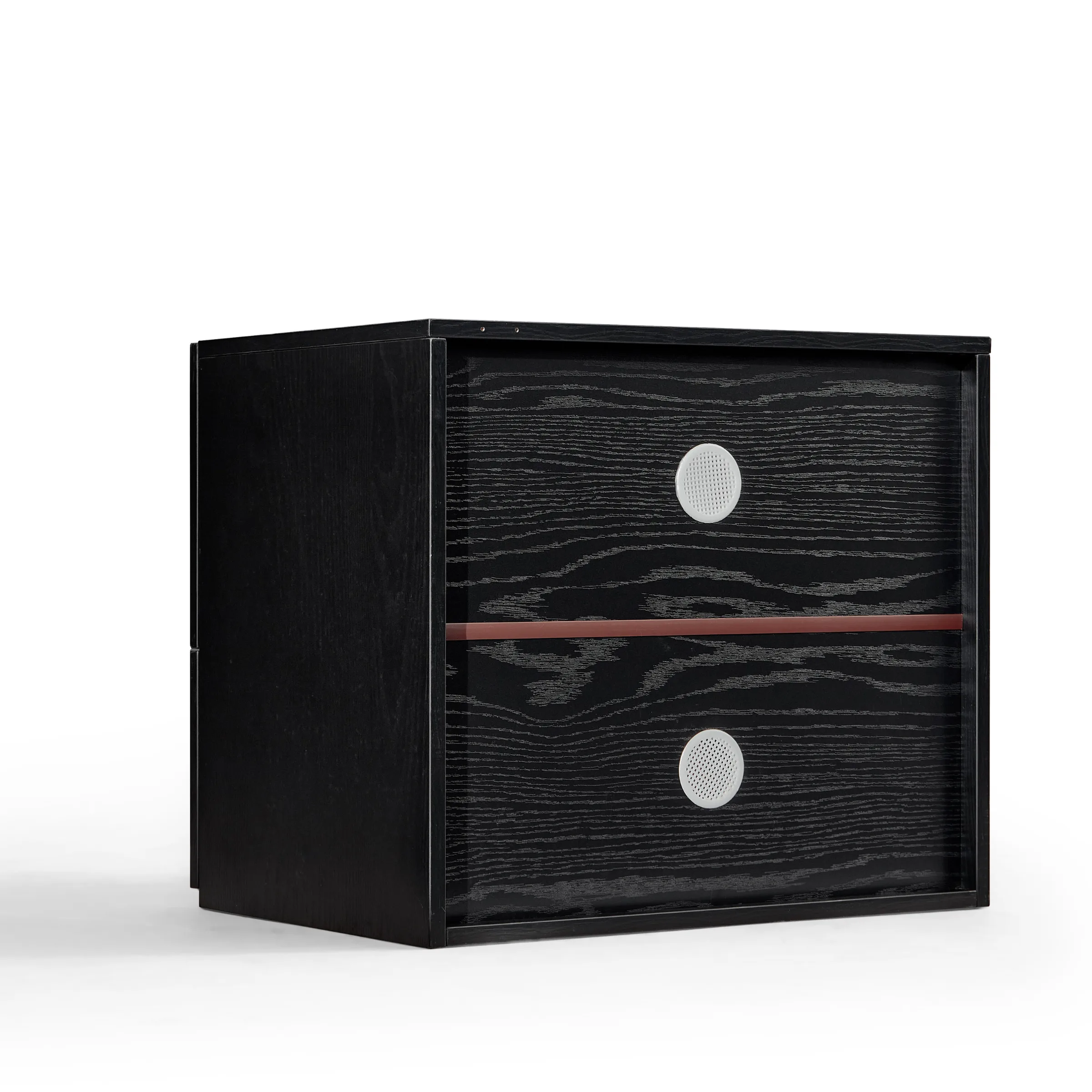 Linspire Mosaic Bedside Table, Black