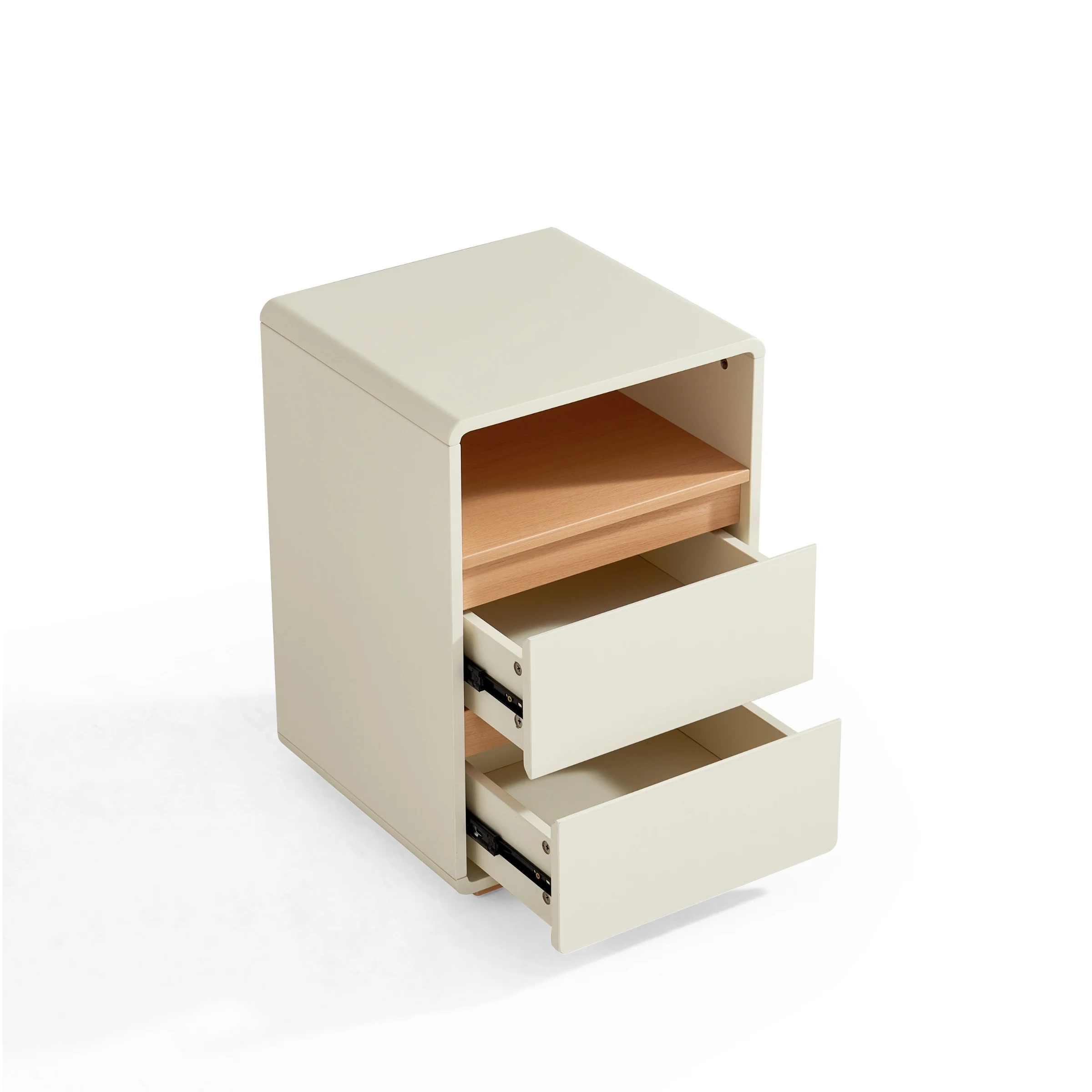 Linspire Evoke Chest of 2 Drawers with Open Storage, 0.4m
