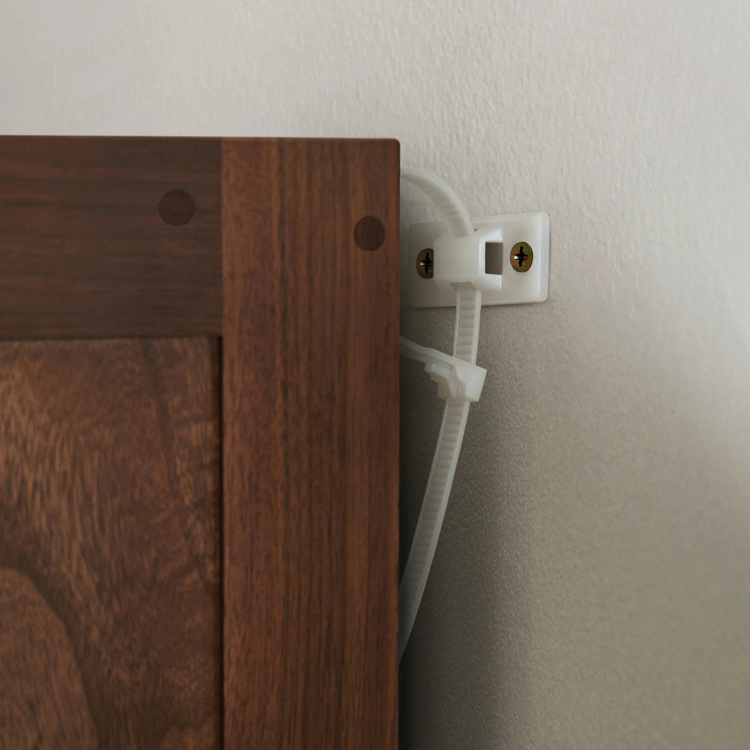 Linspire Vista Walnut Corner Storage Cabinet