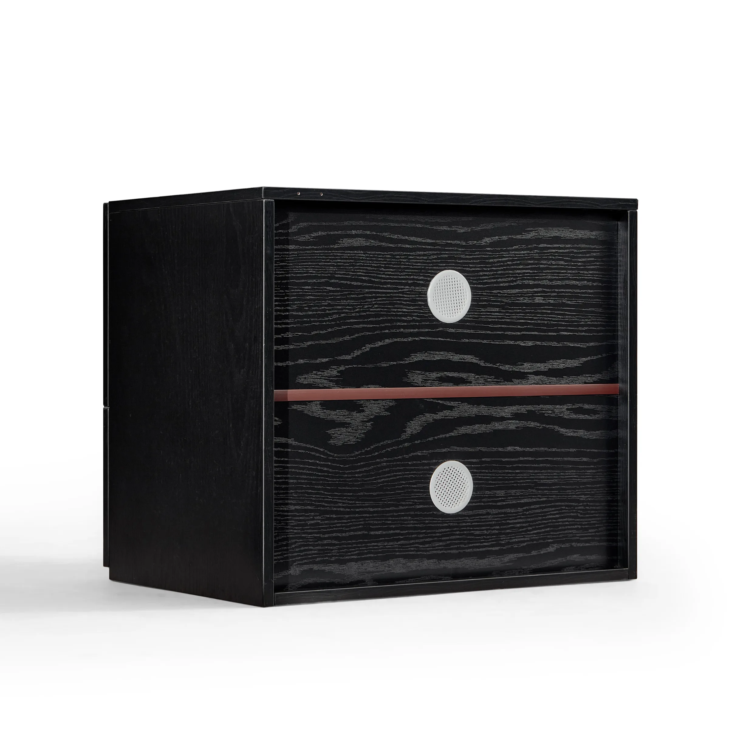 Linspire Mosaic Set of 4 Modular Storage Cabinets, Black