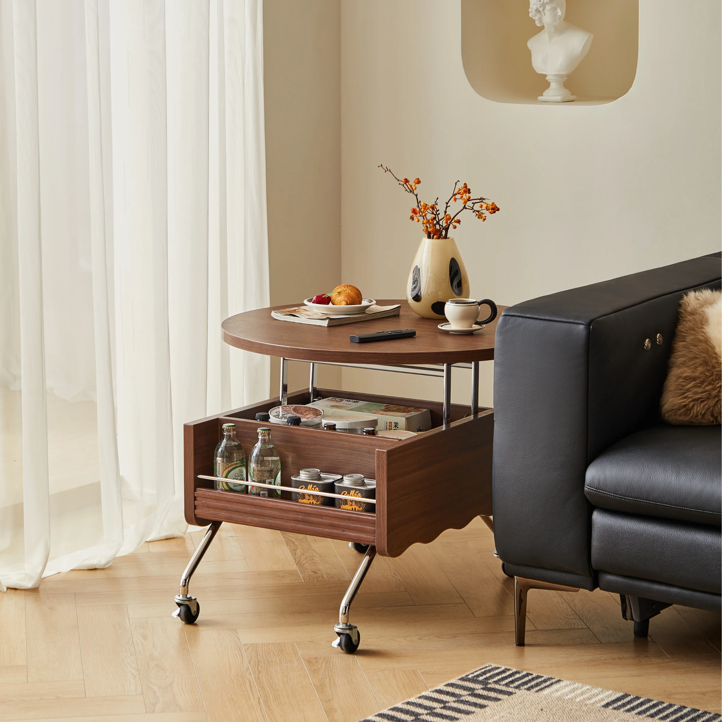 Linspire Ursula Movable Coffee Table with Lift-Top