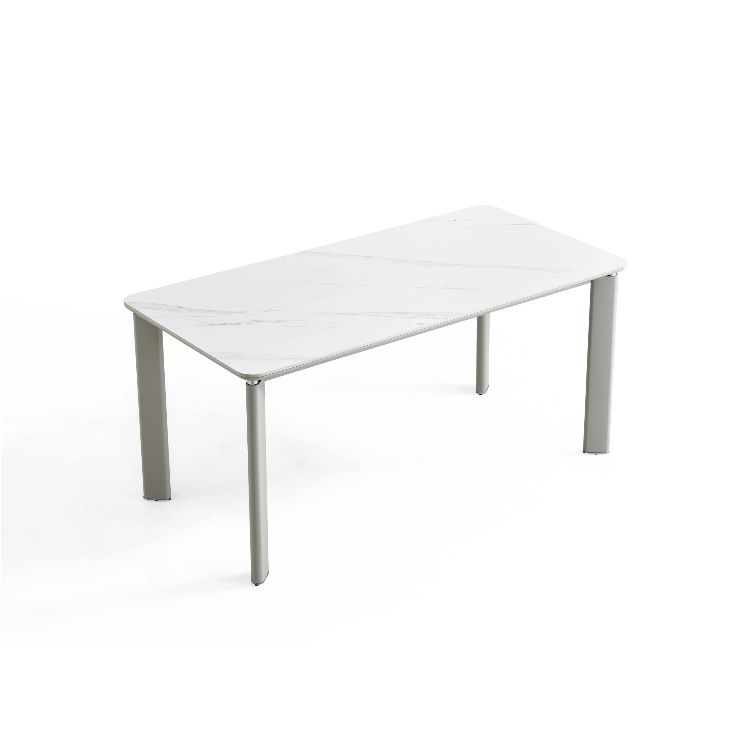 Linspire Ochre Sintered Stone Top Dining Table, 1.6m