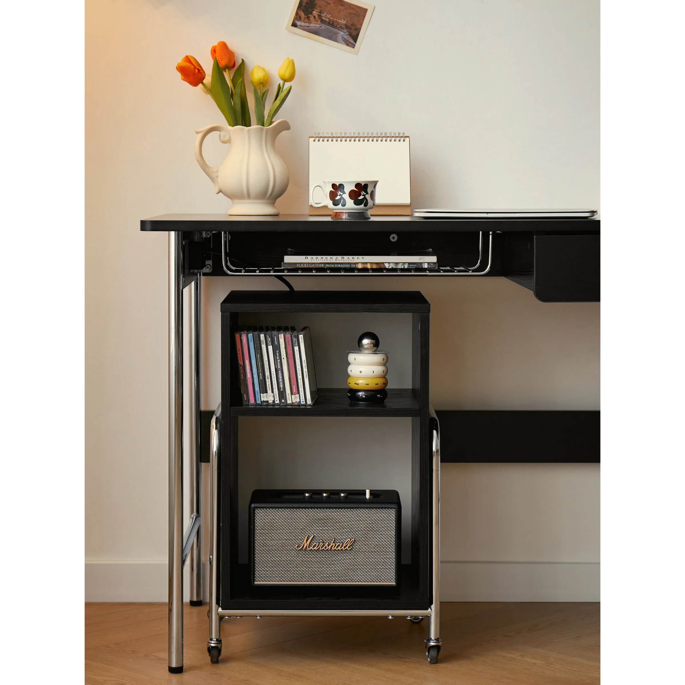 Linspire Meadow Movable Office Open Storage Cabinet