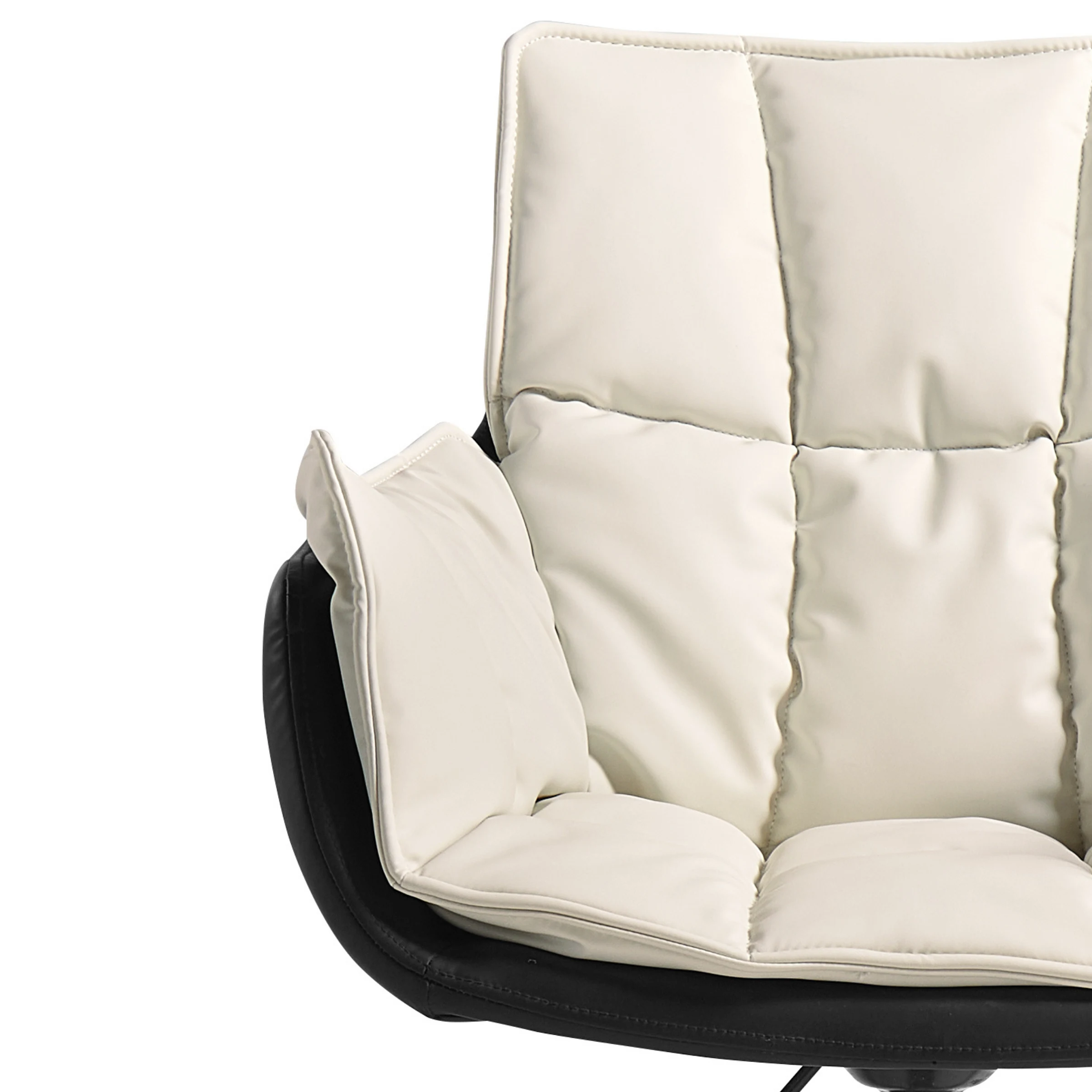 Linspire Astra Office Chair, Off-White