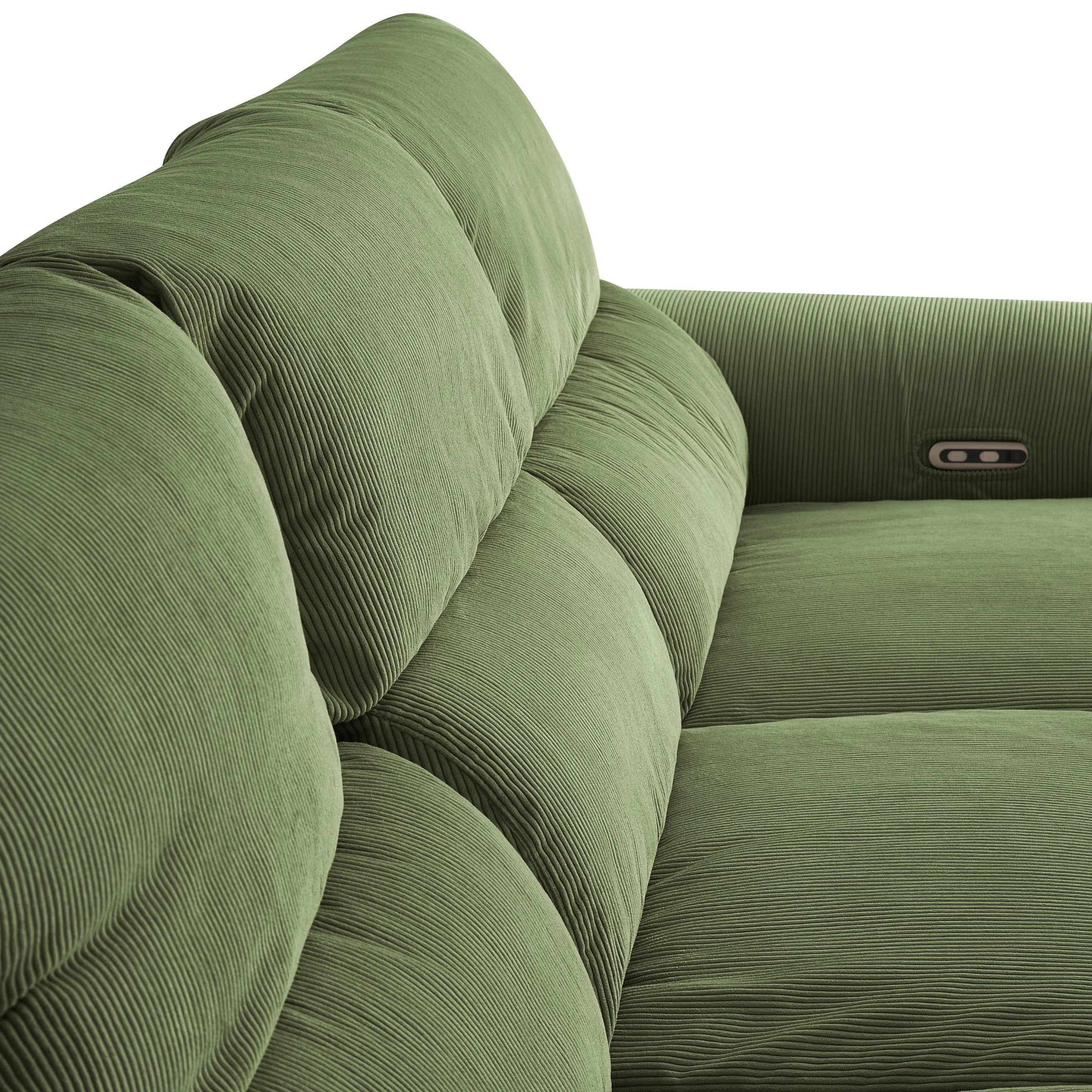 Linspire Vivid Electric 4-Seater Sofa, Green