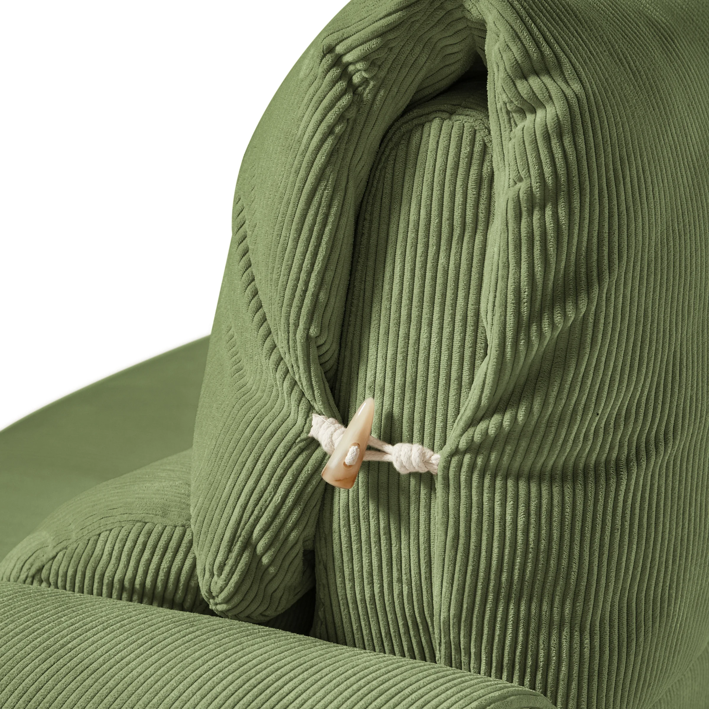 Linspire Vivid Electric 4-Seater Sofa, Green