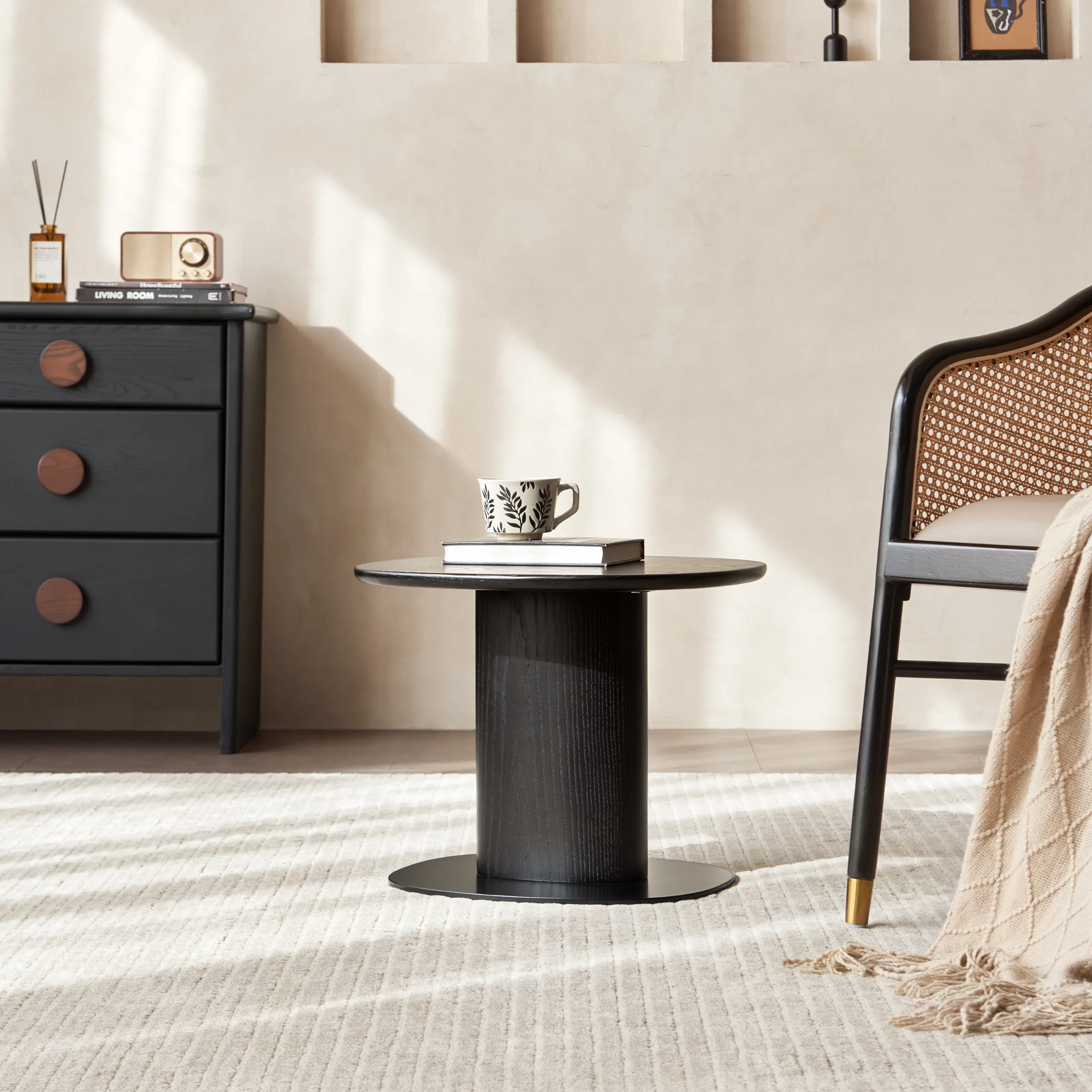 Linspire Terra Side Table, Black