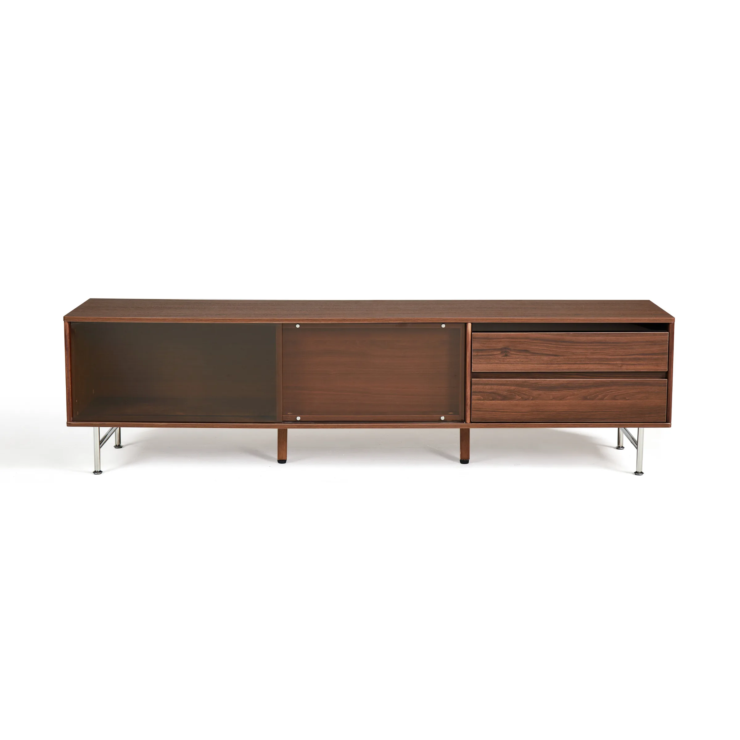 Linspire Ursula Entertainment Unit with Sliding Glass Doors, 1.8m