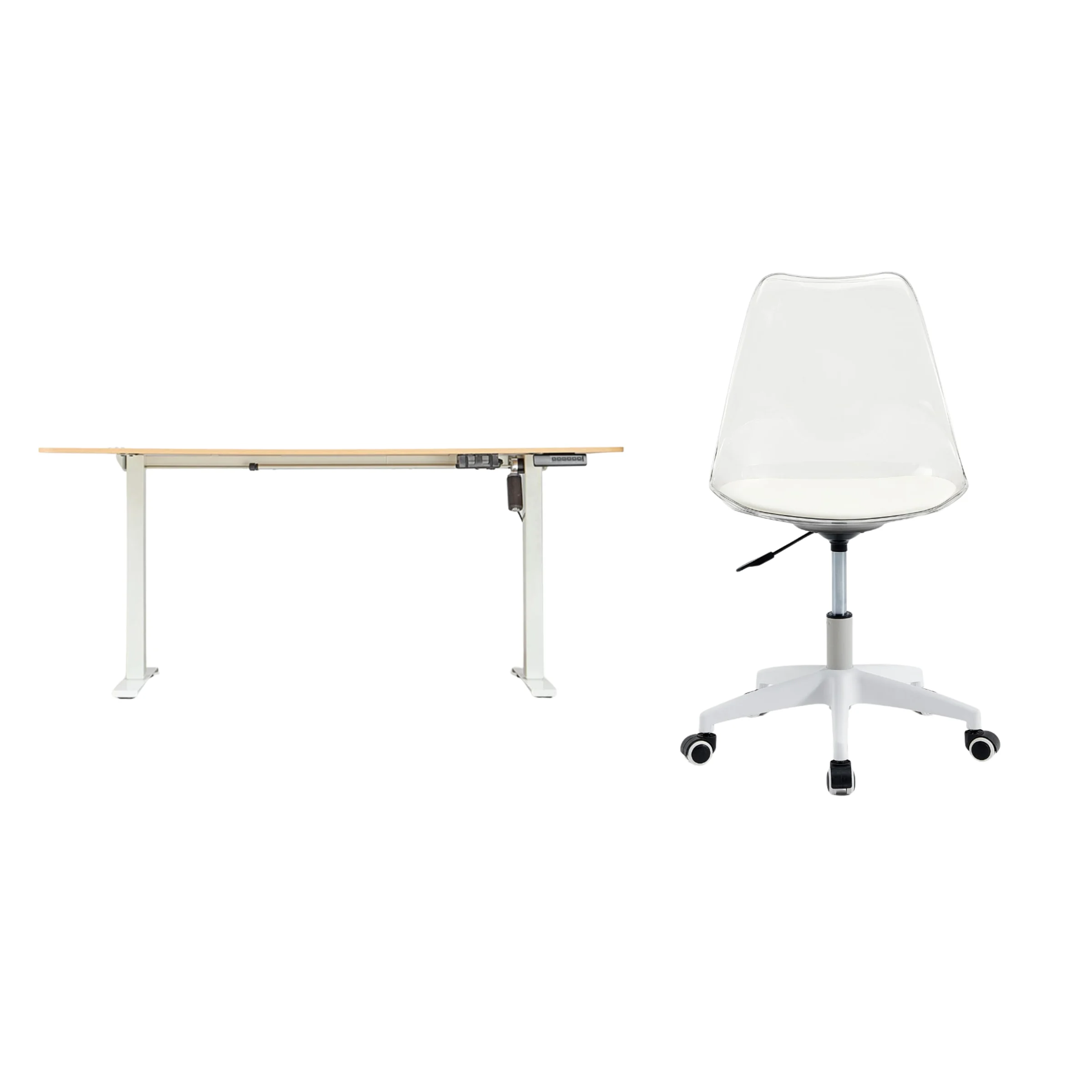 Linspire Ascend 2PCS Standing Desk Set, 120cm, Natural