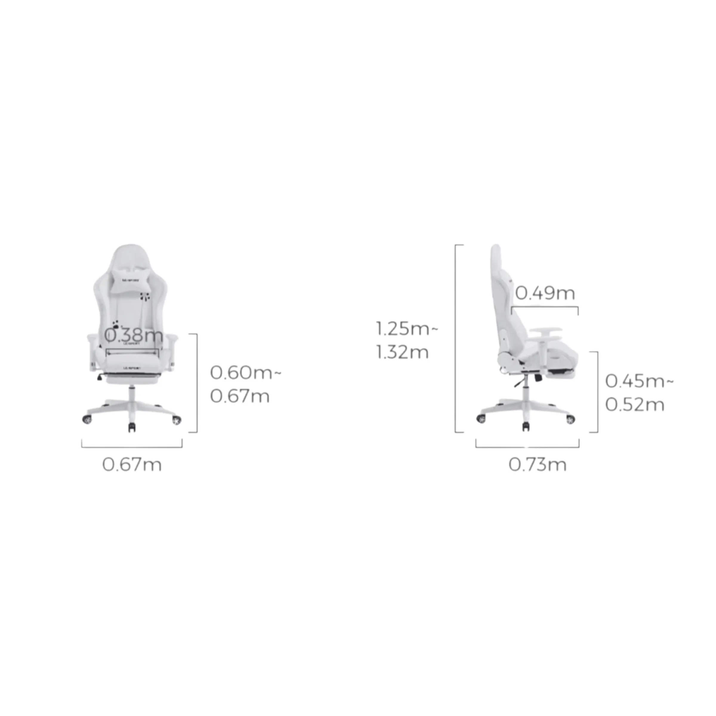 Linspire Rhapsody 2PCS Office Desk Set, 160cm