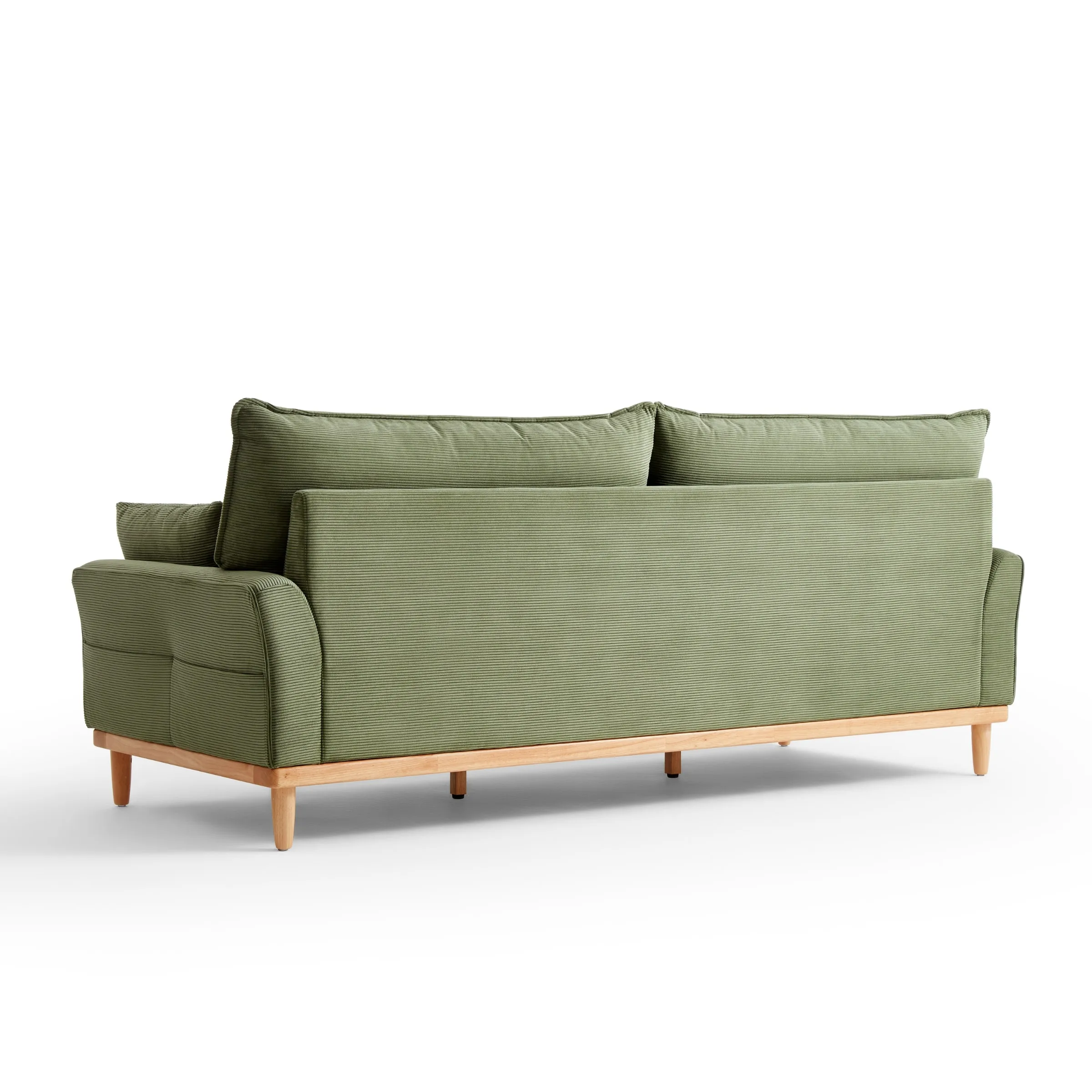 Linspire Moss 2PCS Sofa Set, 3+1 Seater, Moss Green