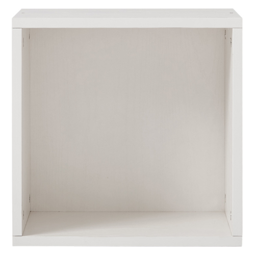 Linspire Geo Single Cube Storage, White