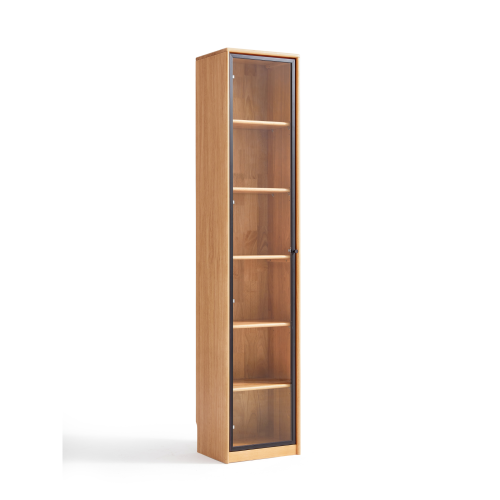 Linspire Ventus Bookshelf with Glass Door, Small