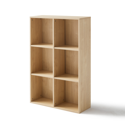 Linspire Geo 6 Cube Storage Unit, Natural