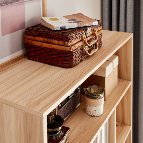 Linspire Noble Bookcase, Natural, 80x29x179cm