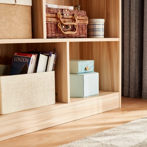 Linspire Noble Bookcase, Natural, 80x29x179cm