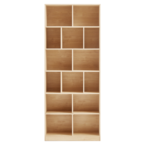 Linspire Noble Bookcase, Natural, 79x30x194cm