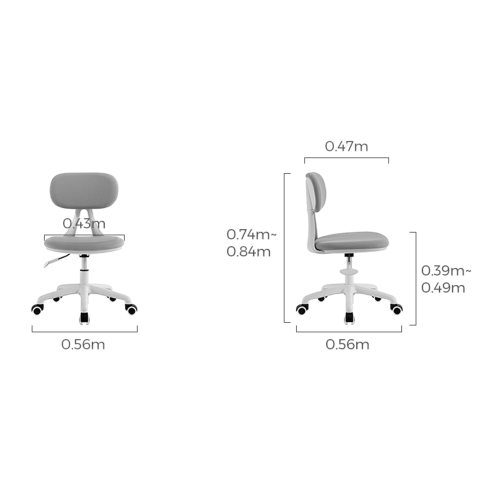 Linspire Hygge Office Chair, Grey