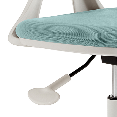 Linspire Hygge Office Chair with Foot Rest, Teal