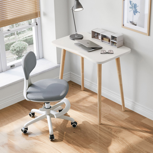 Linspire Hygge Office Chair with Foot Rest, Grey