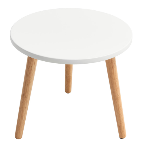 Linspire Juniper Side Table, Small, Natural & White