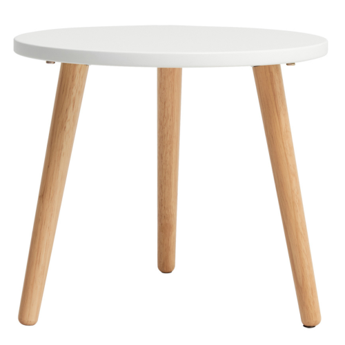 Linspire Juniper Side Table, Small, Natural & White